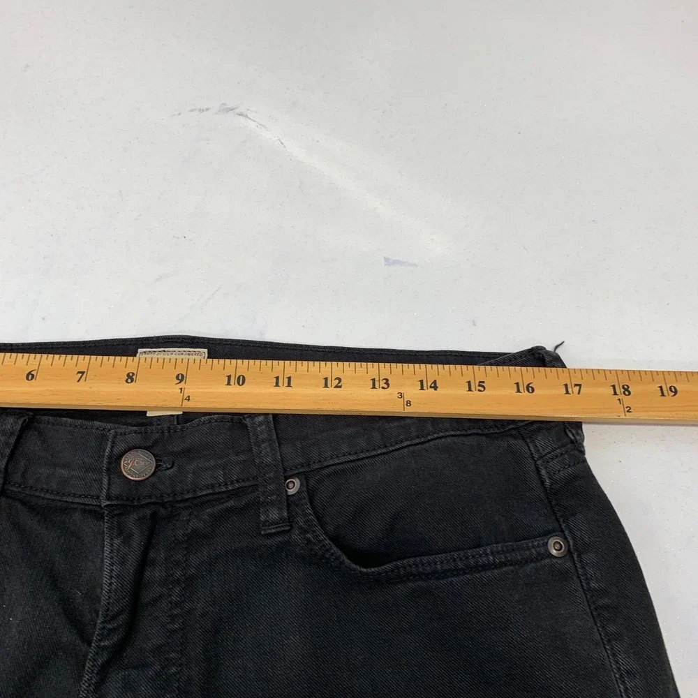 J.Crew 484 Slim Fit Stretch Jeans Mens 33x32 (33x31) Black Fade Tapered Leg
